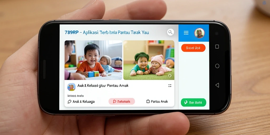 Tampilan antarmuka aplikasi Pantau Anak dengan fitur canggih.