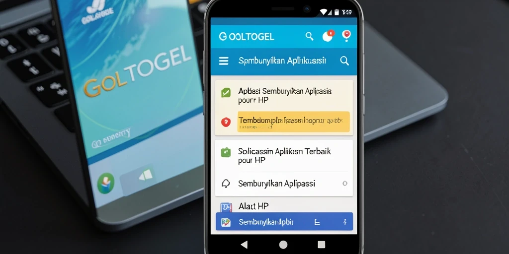 Tampilan antarmuka GOLTOGEL yang sederhana dan fungsional.