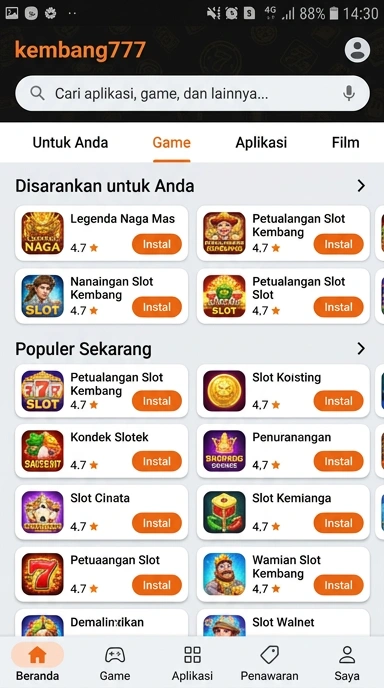 Katalog Aplikasi Populer dan Kanal Uji Kembang777 | Unduh Sekarang