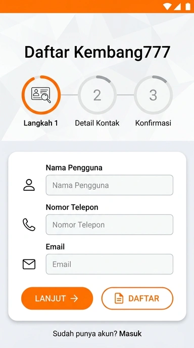 Cara Mudah Buat Akun Baru kembang777